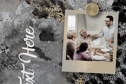 Photo Collage Tumbler Png, Add Your Own Text, Marble Gold Texture Photo Tumbler Wrap , 20oz Skinny Sublimation Wrap Design, Digital Download Sublimation Syre Digital Creations 