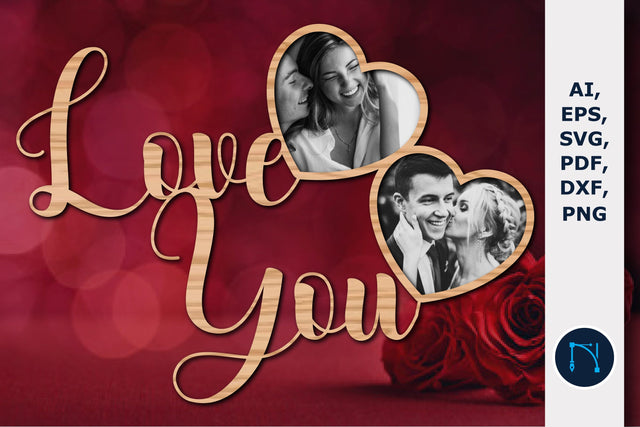 Photo Frame for Valentine's Day SVG SVG MD JOYNAL ABDIN 