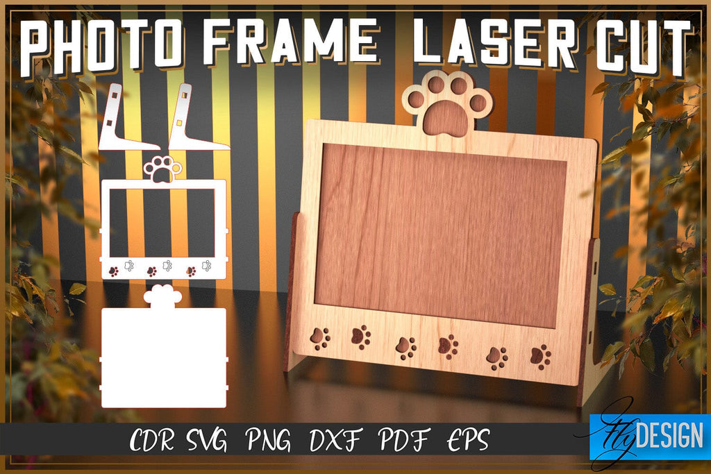 Svg Photo Frame Color Photo Frame Laser Cut SVG | Photo Frame SVG Design | CNC Files - So Fontsy