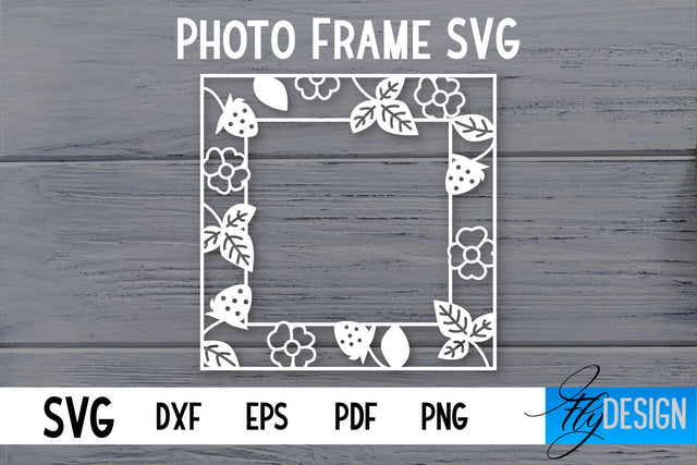 Photo Frame SVG | Lace Photo Frame SVG | Paper Cut SVG SVG Fly Design 