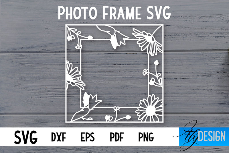 Photo Frame SVG | Lace Photo Frame SVG | Paper Cut SVG SVG Fly Design 