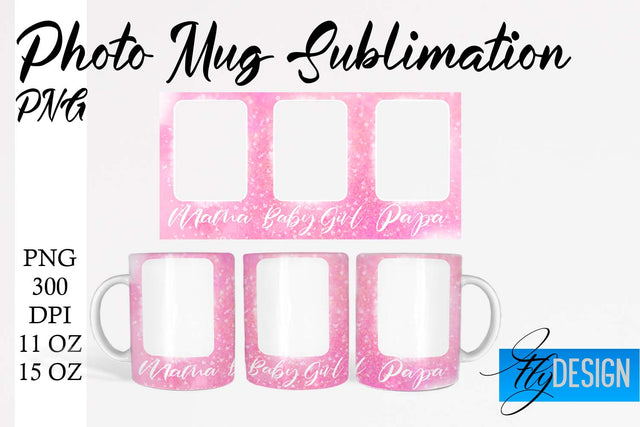 Photo Mug Sublimation PNG | 11 Oz design | 15 Oz Mug Design Sublimation Fly Design 