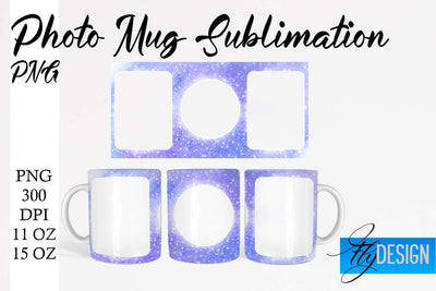 Photo Mug Sublimation PNG | 11 Oz design | 15 Oz Mug Design Sublimation Fly Design 