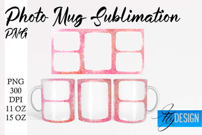 Photo Mug Sublimation PNG | 11 Oz design | 15 Oz Mug Design Sublimation Fly Design 
