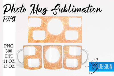 Photo Mug Sublimation PNG | 11 Oz design | 15 Oz Mug Design Sublimation Fly Design 