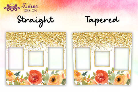 Photo Tumbler, Photo Tumbler Sublimation Template, Photo Tumbler Sublimation, Flower Tumbler, Floral Tumbler, Watercolor Tumbler, Rose Tumbler, Yellow, Orange, Pink, Blue, Green Wrap Design Sublimation Bundle for 20 Oz Skinny Tumbler PNG Sublimation KatineDesign 