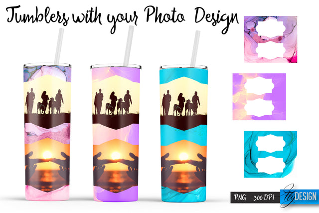 Photo Tumbler Template | Sublimation Tumblers Sublimation Fly Design 