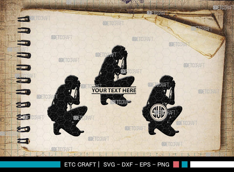 Photographer Monogram, Photographer Silhouette, Photographer SVG, Photographer Man Svg, Photography Svg, Camera Svg, SB00393 SVG ETC Craft 