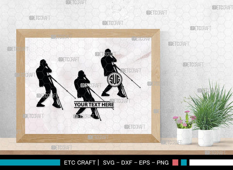 Photographer Monogram, Photographer Silhouette, Photographer SVG, Photographer Man Svg, Photography Svg, Camera Svg, SB00393 SVG ETC Craft 