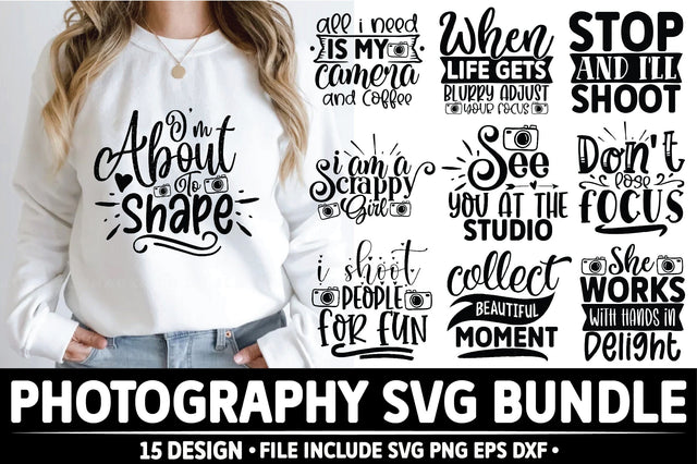 Photography SVG Bundle SVG Ariyan 