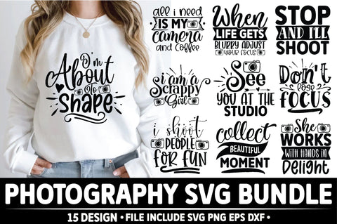 Photography SVG Bundle SVG Ariyan 