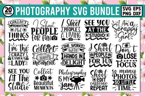 Photography SVG Bundle SVG Ariyan 