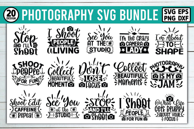 Photography SVG Bundle SVG Ariyan 