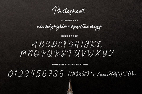 Photoshoot Signature Font Font Suby Studio 