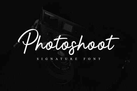 Photoshoot Signature Font Font Suby Studio 
