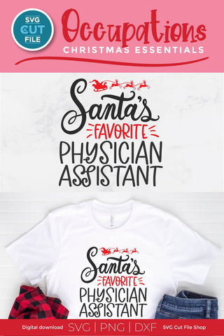 Physician assistant svg, pa svg, Christmas physician assistant SVG SVG Cut File 