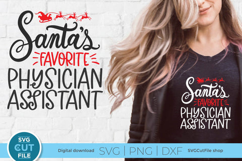 Physician assistant svg, pa svg, Christmas physician assistant SVG SVG Cut File 