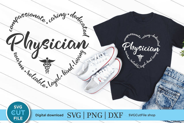 Physician svg, doctor svg, MD svg, medical svg, essential svg, pcp, primary care, DO svg, word cloud, medical doctor, svg dxf png SVG SVG Cut File 