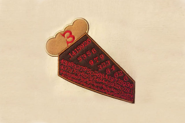 Pi Pie Applique Embroidery Embroidery/Applique Designed by Geeks 