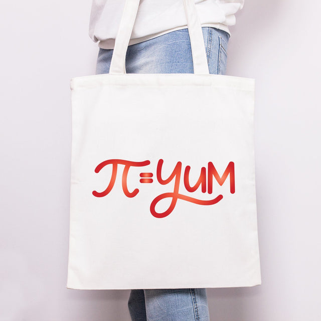 Pi = Yum Hand Lettered Cut File SVG PNG DXF SVG Cursive by Camille 