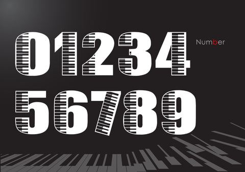 Piano Music Font BB Digital Arts 