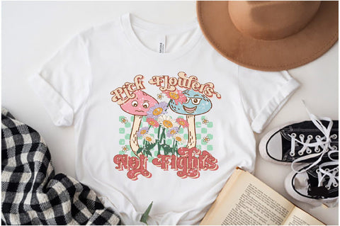 Pick Flowers Not Fights Sublimation Sublimation Jagonath Roy 