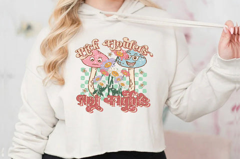 Pick Flowers Not Fights Sublimation Sublimation Jagonath Roy 