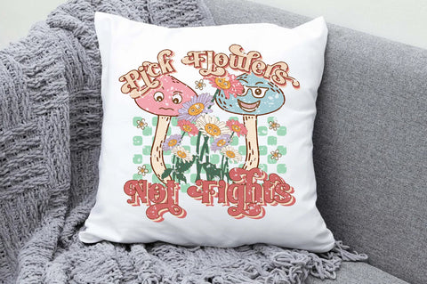 Pick Flowers Not Fights Sublimation Sublimation Jagonath Roy 