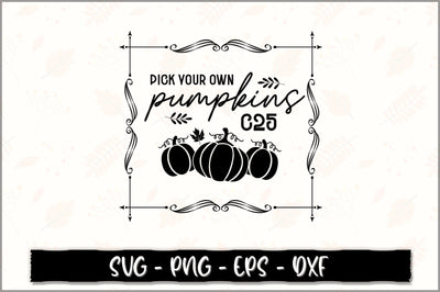 Pick your own pumpkins c25 SVG SVG Shetara Begum 