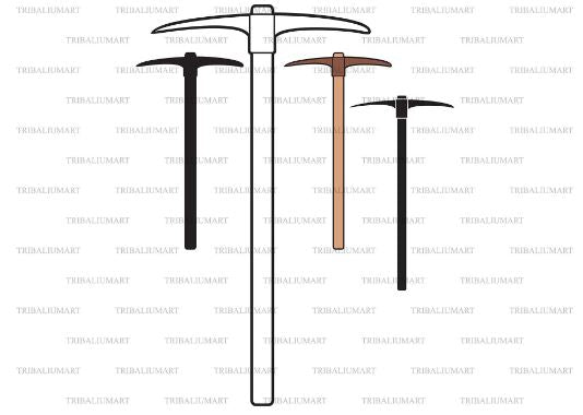 Pickaxe SVG TribaliumArtSF 