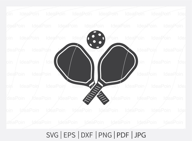 Pickleball paddles Svg, Pickleball svg, Pickleball Cricut Files, Cut Files for Crafters, Pickleball clipart, Pickleball silhouette, Pickleba SVG Dinvect 