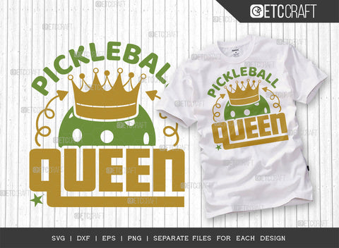 Pickleball Queen SVG Bundle, Pickleball Svg, Sports Svg, Pickleball Game Svg, Pickleball Tshirt Design, Pickleball Quotes, ETC T00214 SVG ETC Craft 