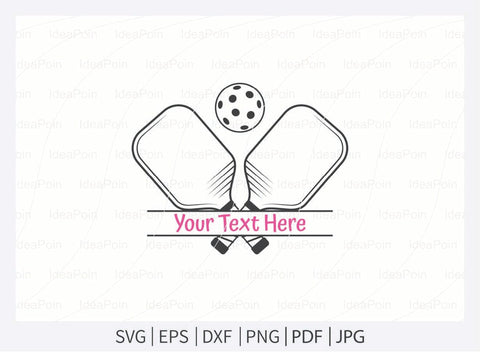 Pickleball SVG Bundle, Pickleball SVG, Pickleball heartbeat svg, Pickleball Cricut Files, Cut Files for Crafters, Pickleball tshirt design, Pickleball Clipart, svg SVG Dinvect 