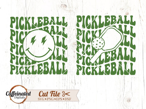 Pickleball SVG Bundle SVG Caffeinated SVGs 