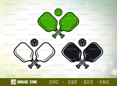Pickleball SVG Cut File | Pickleball Court Svg | Pickleball With Beat Svg | Pickleball Paddles Svg | Plain Pickleball Svg SVG Unique Zone 