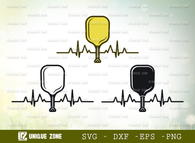 Pickleball SVG Cut File | Pickleball Court Svg | Pickleball With Beat Svg | Pickleball Paddles Svg | Plain Pickleball Svg SVG Unique Zone 