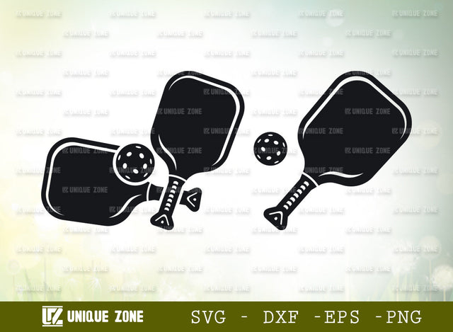 Pickleball SVG Cut File | Pickleball Court Svg | Pickleball With Beat Svg | Pickleball Paddles Svg | Plain Pickleball Svg SVG Unique Zone 