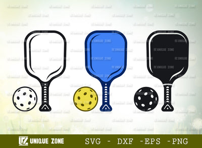 Pickleball SVG Cut File | Pickleball Court Svg | Pickleball With Beat Svg | Pickleball Paddles Svg | Plain Pickleball Svg SVG Unique Zone 