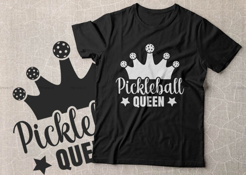 Pickleball Svg, Pickleball queen SVG, Pickleball Cricut Files, Pickleball Typography Design, Pickleball T-Shirt design,Printable Vector File SVG Dinvect 
