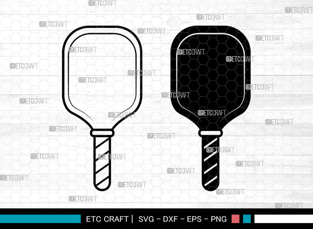 Pickleball SVG, Pickleball SVG, Pickleball Racket Svg, Pickleball Paddle Svg, Sports Svg, Pickleball Icon Svg, Pickleball SVG ETC Craft 