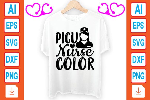 Picu Nurse Color SVG Craftlabsvg24 