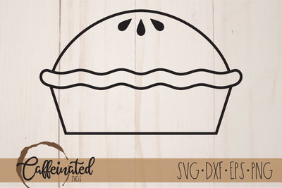 Pie svg, Simple Pie SVG Caffeinated SVGs 