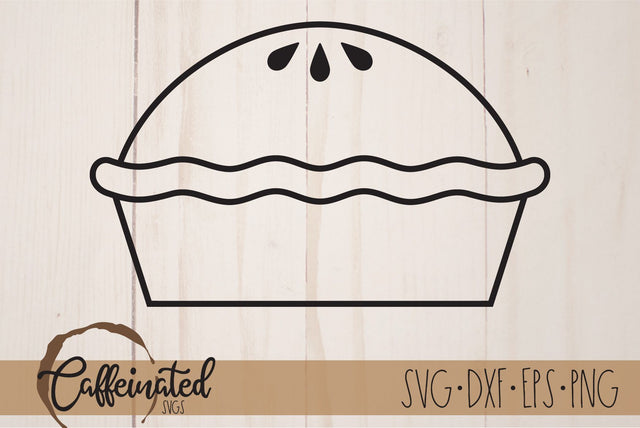 Pie svg, Simple Pie SVG Caffeinated SVGs 