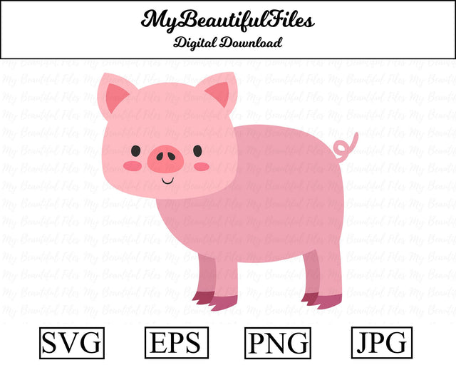 pig - Animal SVG MyBeautifulFiles 