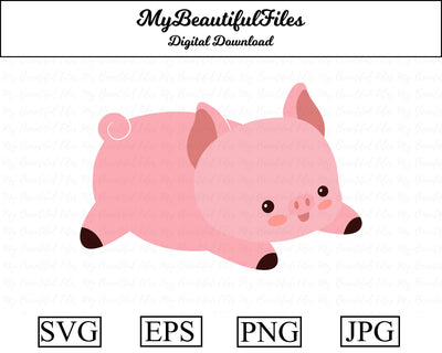 Pig - Animal SVG MyBeautifulFiles 