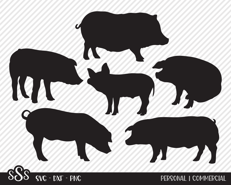 Pig Bundle | Country SVG SVG Texas Southern Cuts 