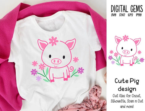 pig design SVG Digital Gems 