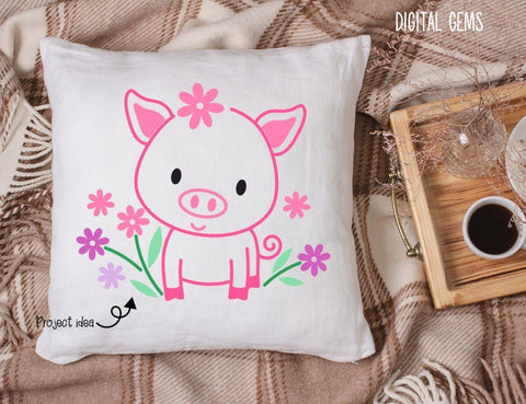 pig design SVG Digital Gems 