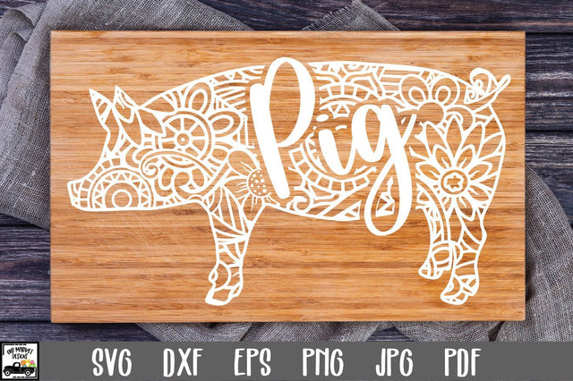 Pig SVG File - Pig Mandala SVG SVG Old Market 