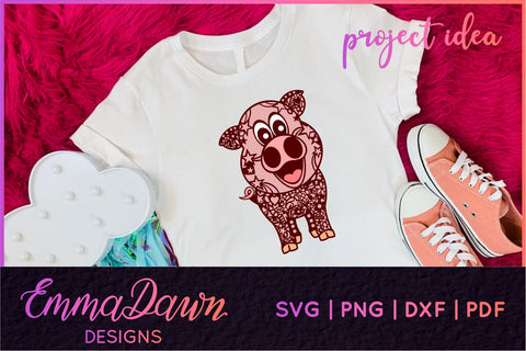 Pig SVG SVG Emma Dawn Designs 